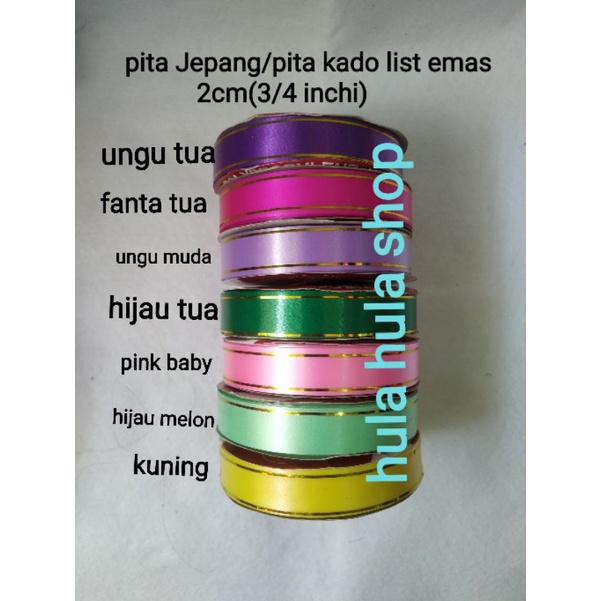 Pita jepang list emas