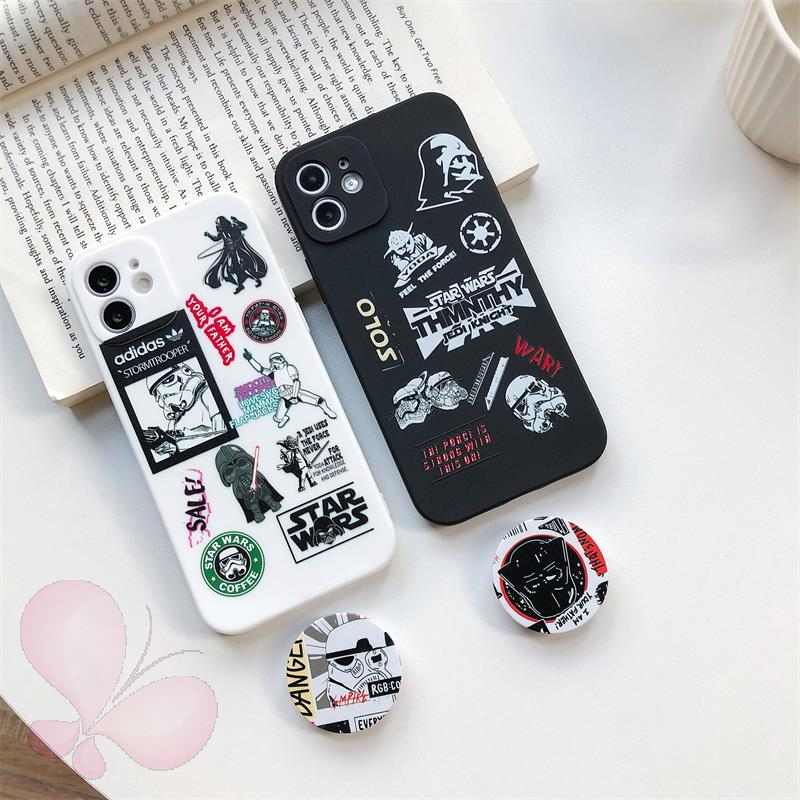 Soft Case Bahan Tpu Desain Star Wars Untuk Iphone 6s 7 8 Plus Iphone 12 11 Pro Max X Xr Xs Max Se 2020