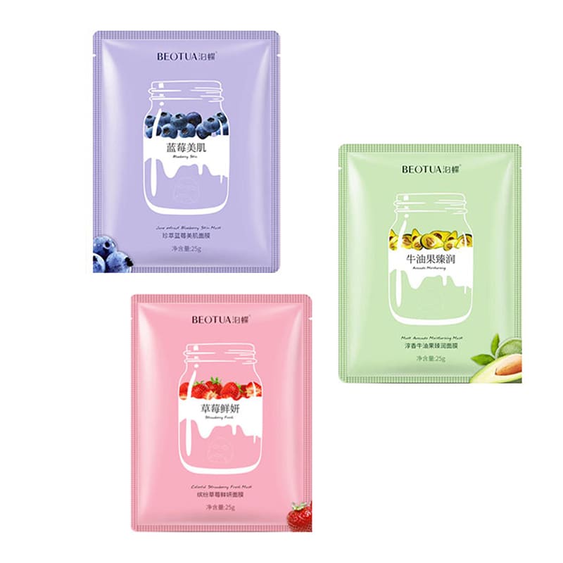 BEOTUA Yougurt Sheet MASK / Masker Wajah Beotua Yogurt Fruit Sheet Mask