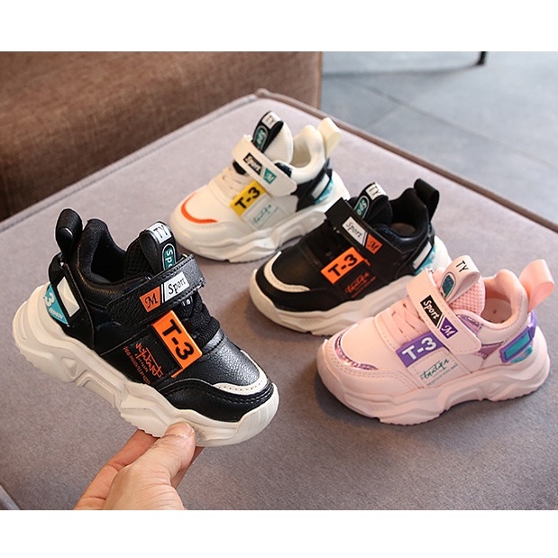 GLORYKIDZ SH19121 Sneakers anak Sepatu anak korea Terbaru Anti Slip Size 21 - 30 Bahan sintesis