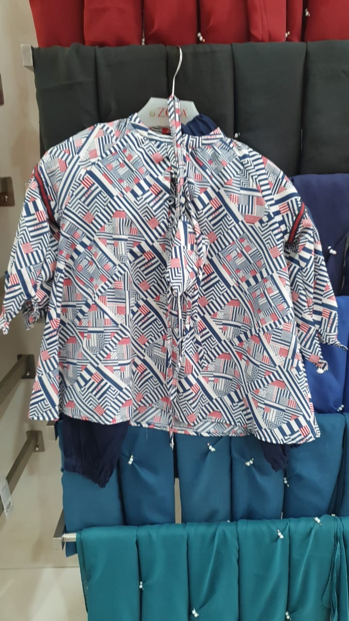 Atasan Batik Wanita Busui Kancing Depan Blouse Lengan Panjang Batik Pekalongan 183handicraft