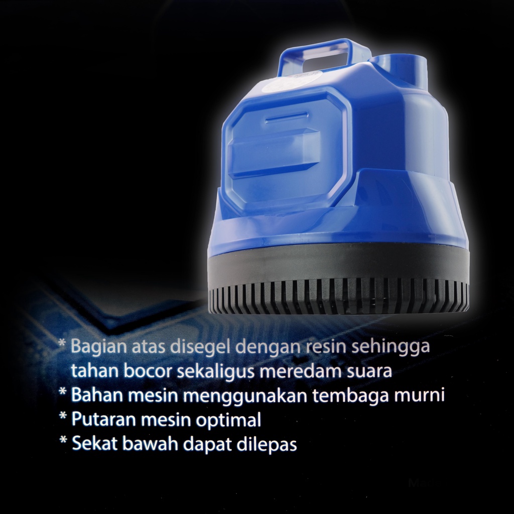 POMPA AIR CELUP AQUARIUM 15 W KANDILA PSP 2200 Z PSP-2200Z KOLAM IKAN