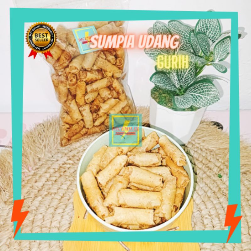 

cemilan udang Sumpia isi ebi udang super Cirebon 1kg