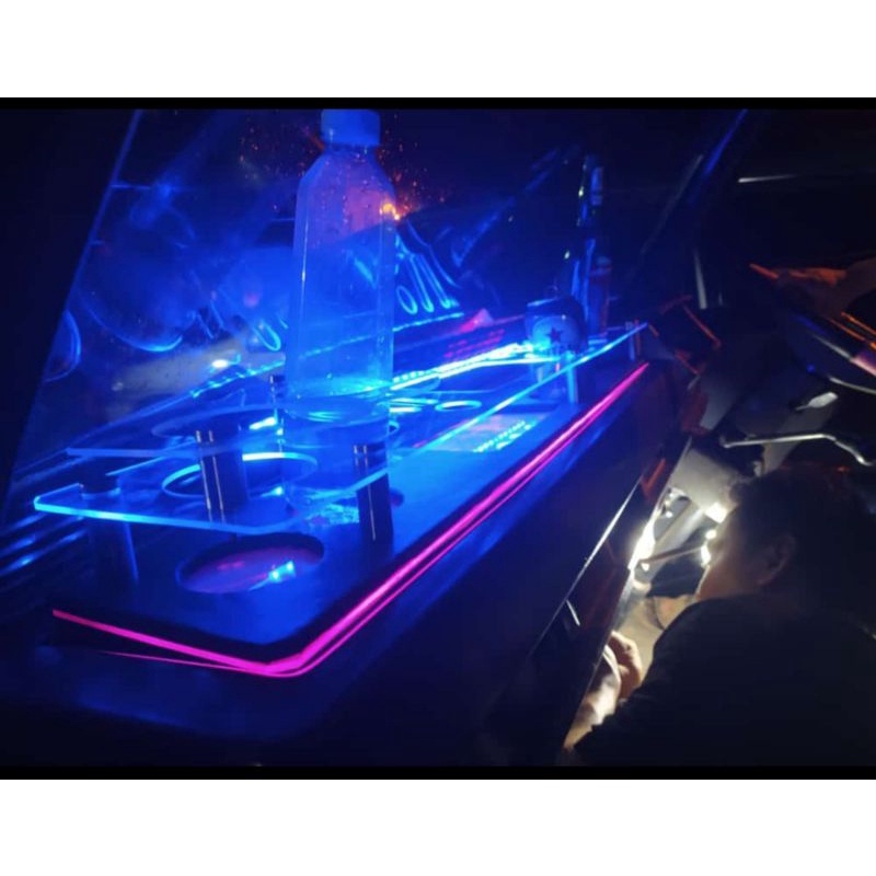 minibar full led variasi dasbor mobil l300 dan semua mobil panjang 85cm