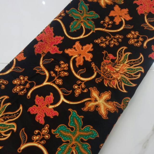 Ht kain batik printing murah betkualitas kain batik bahan baju seragam motif binga burung merpati