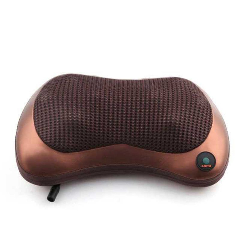 Bantal Pijat Shiatsu Car Home Massage Pillow 8 bola 1 tombol Alat Pijat Elektrik