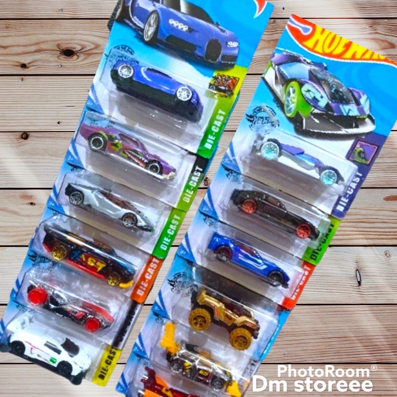 hot wheel super kw murah motif banyak / mobil miniatur balap / koleski