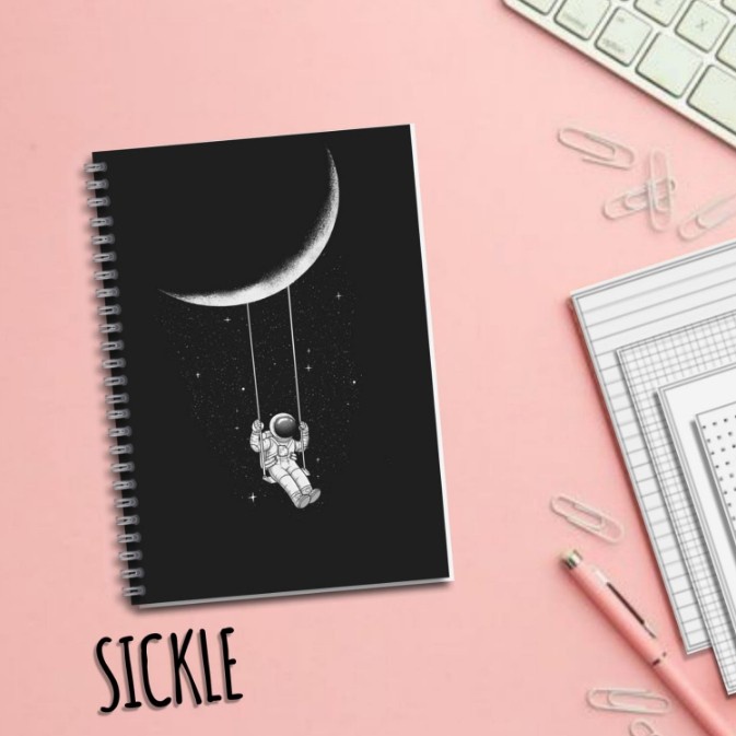 

Unik Buku Tulis A6 Motif Space Trendi