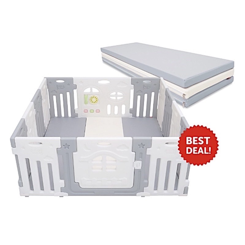 LUMBA PLAYMAT + FENCE AIRPLANE SECOND 10+2