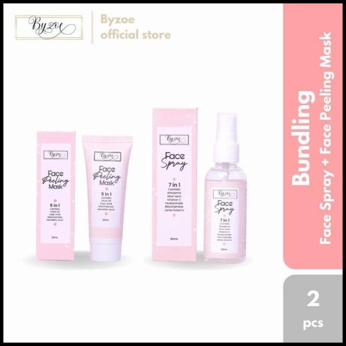 BYZOE 5IN1 FACE PEELING MASK &amp; 7IN1 FACE SPRAY BY BYZOE