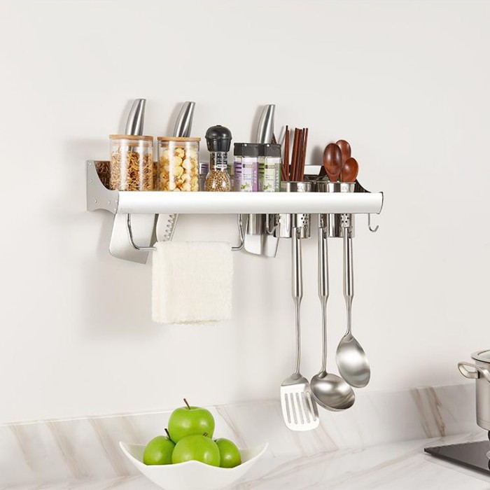 Buruan Beli - Es Rak Dapur Stainless Steel 304 Rak Dinding Rak Bumbu Rak Multifungsi