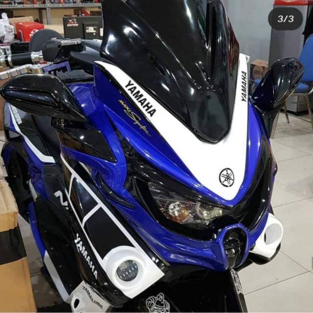 NeW Body Cover Nmax Predator Black Blue