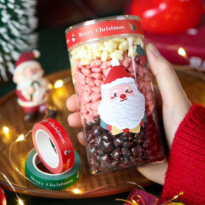 

Sticker Toples Natal/Stiker Seal Toples Hampers Natal/Stiker Christmas