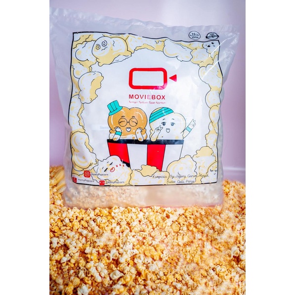

⭐ COD ⭐ PRE ORDER POPCORN-POPCORN SIAP SANTAP 1KG - CARAMEL
