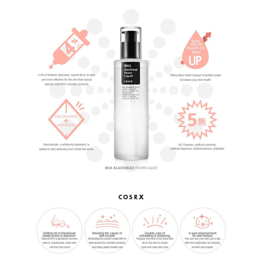 COSRX BHA BLACKHEAD POWER LIQUID 100ML ORIGINAL BPOM