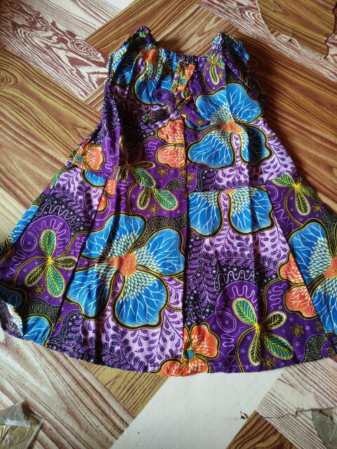 Daster Batik Anak 6-24 Bulan  Bagus Dress Anak Murah | Daster Batik Paris