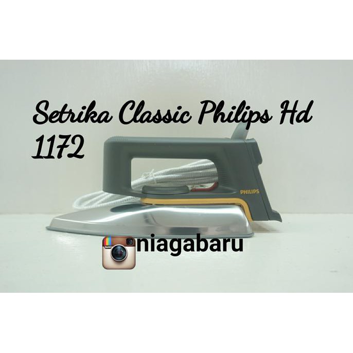 (READY COD) Setrika Kering Classis Philips Hd 1172 BOOM SALE