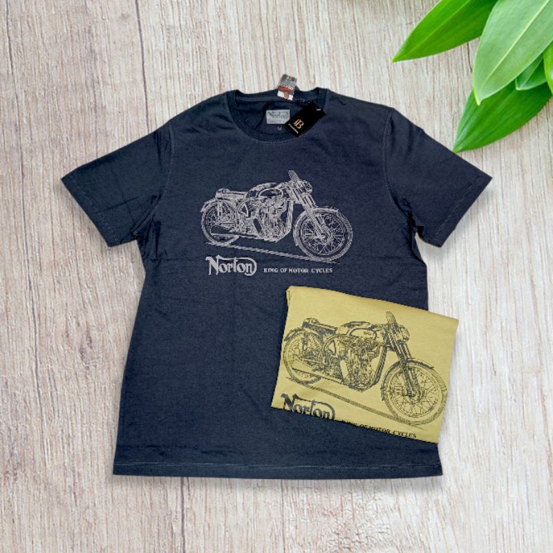 T Shirt Pria Branded/Kaos Pria Gambar Motor/Baju Keren Sisa Export