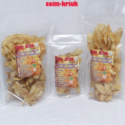 

KERIPIK PISANG MANIS 100gr TANPA BAHAN PENGAWET DAN PEWARNA MAKANAN