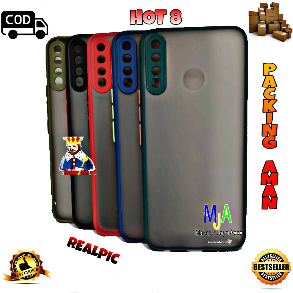 SOFTCASE INFINIX HOT 8 - CASE MATTE FULL COLOUR MY CHOICE BUMPER CASE PELINDUNG KAMERA