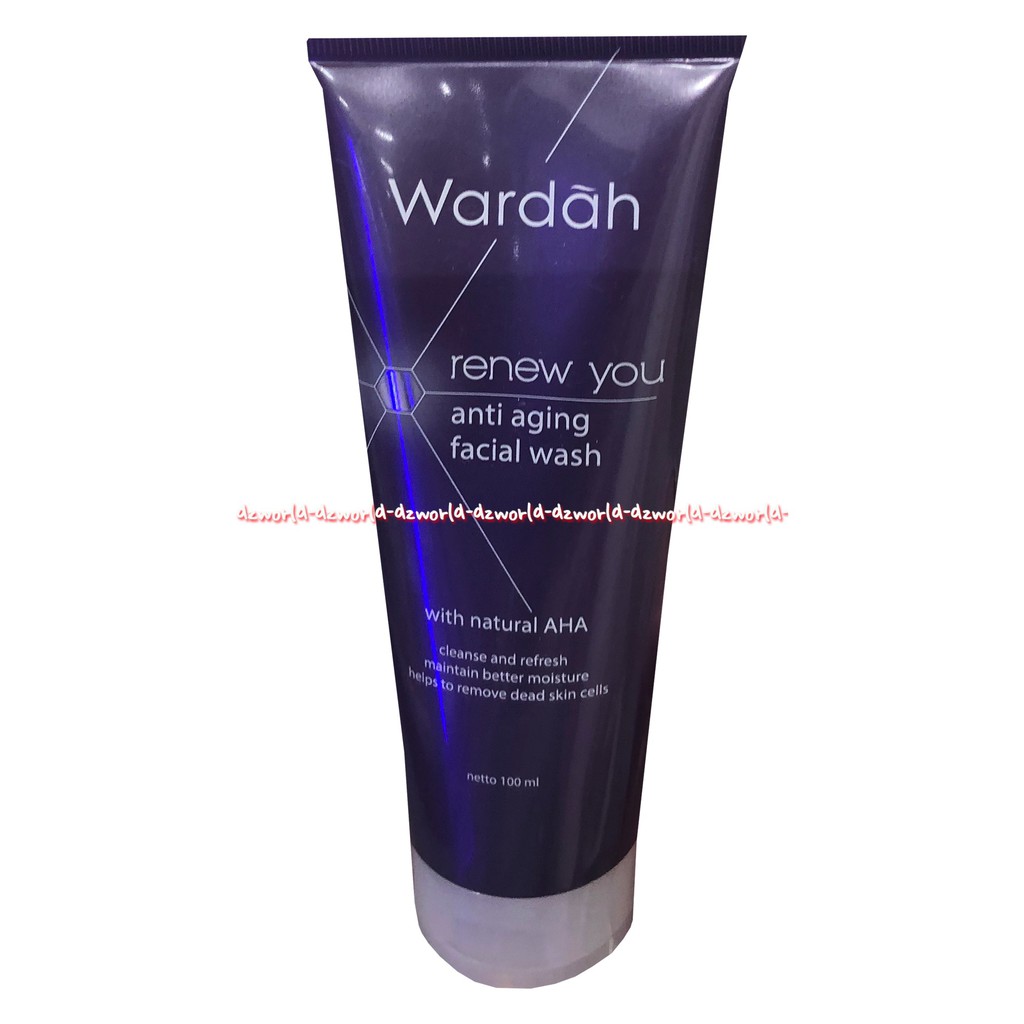 Wardah Renew You Anti Aging Sabun Pembersih Wajah Anti Penuaan 100ml