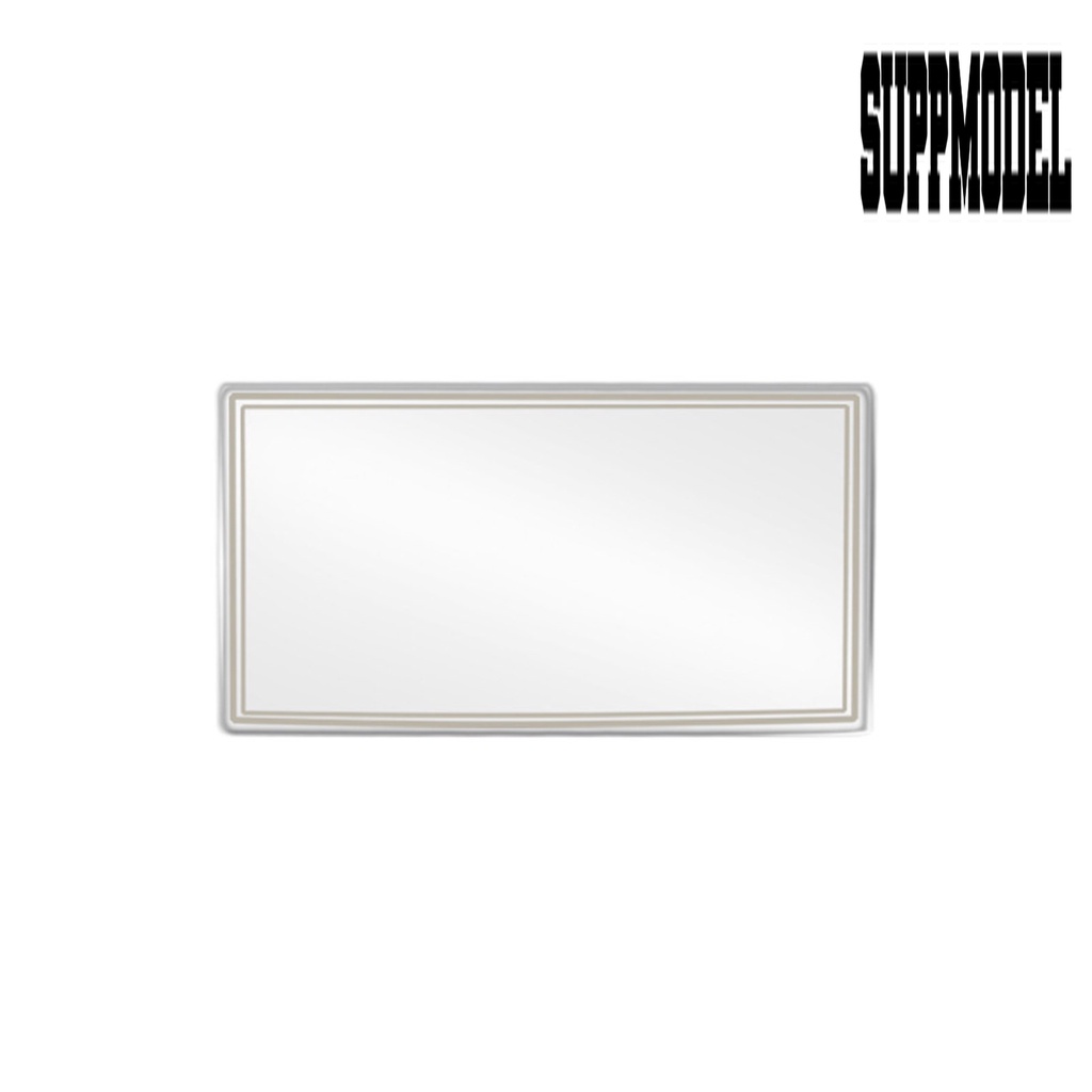 Cermin Makeup Mini Bahan Stainless Steel Untuk Sun Visor Mobil