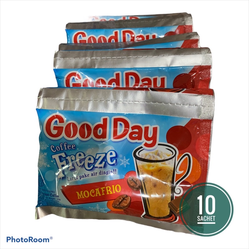 

Good Day Freeze Mocaffrio 1 Renceng isi 10 Sachet