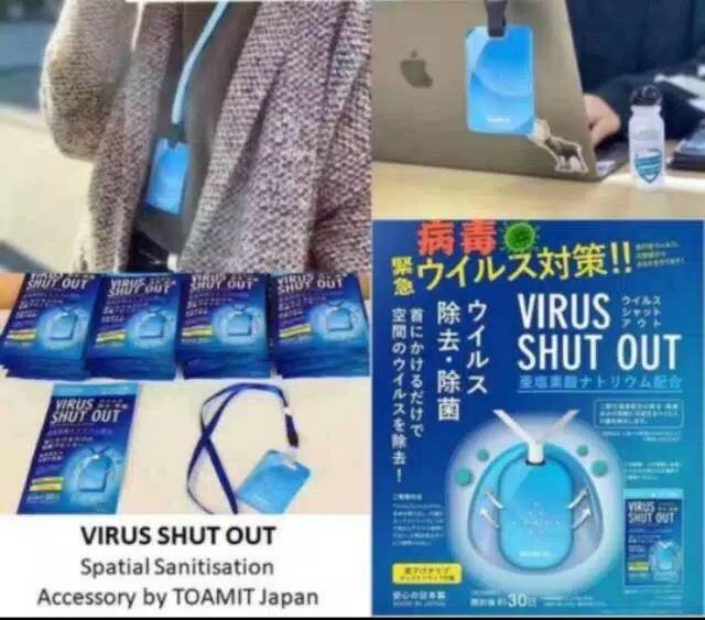 Virus Shut Out Kalung virus shut out anti virus anti bakteria