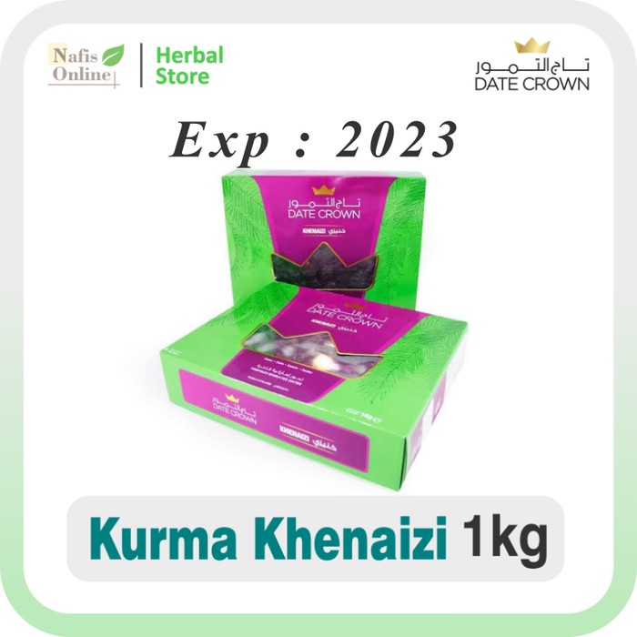 

KURMA TERBARU KHENAIZI Date Corwn Khenaizi 1Kg