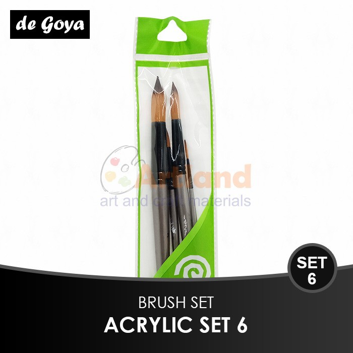 

Kuas De goya Acrylic Set 6