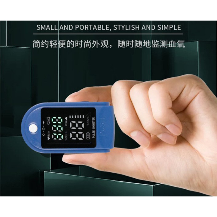 Fingertip Pulse OXIMETER / Oksimeter / Oxymeter / Alat Pengukur Saturasi Oksigen / Alat Ukur Detak Jantung / Alat Ukur Oksigen