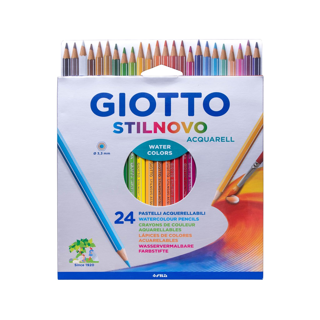 

Giotto Stilnovo Acquarell Cardboard 24 Colors