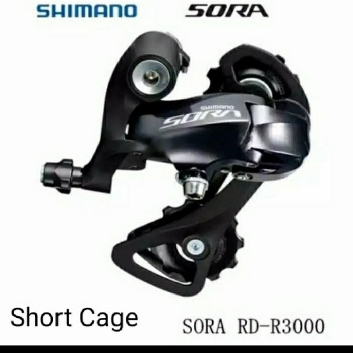 RD/REAR DERAILLEUR SHIMANO SORA R3000 SS 9SPEED/9 SPEED SHORT CAGE