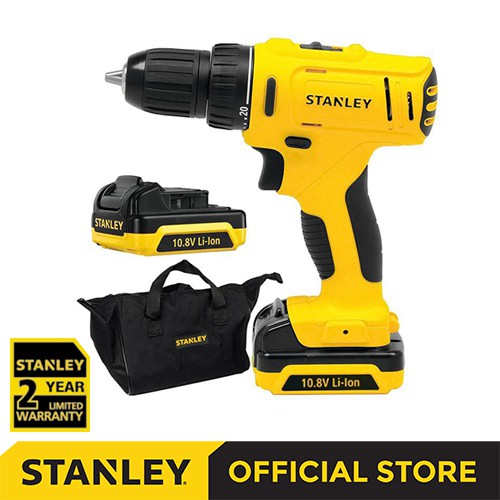 Stanley Cordless Hammer Drill / Bor Tembok Baterai 10.8V SCH121S2