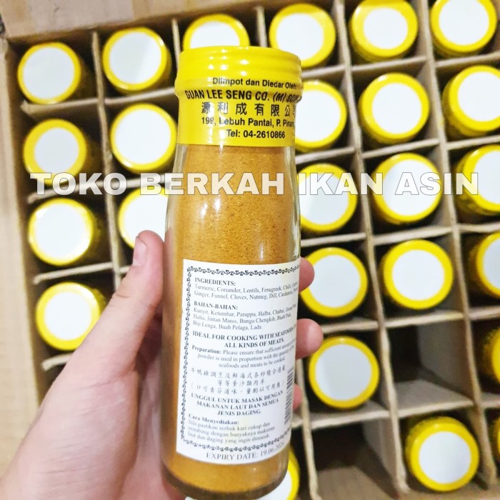 

Ready- Curry Powder Watch Brand / Bubuk Kari Malaysia 400Gr / Vege Penang