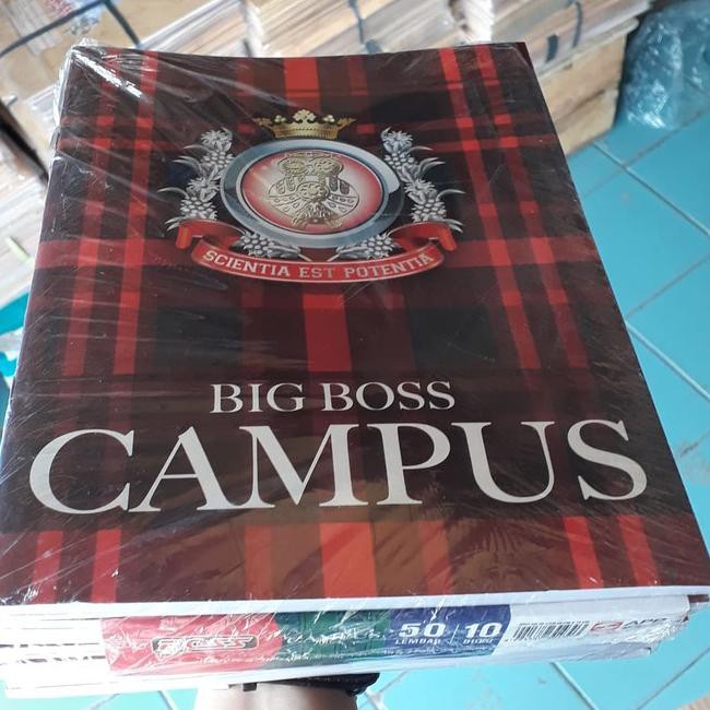 

pqd-.>stz-458 Buku Tulis Campus Big Boss 50 Lembar 1 pak isi 10 Buku ST045