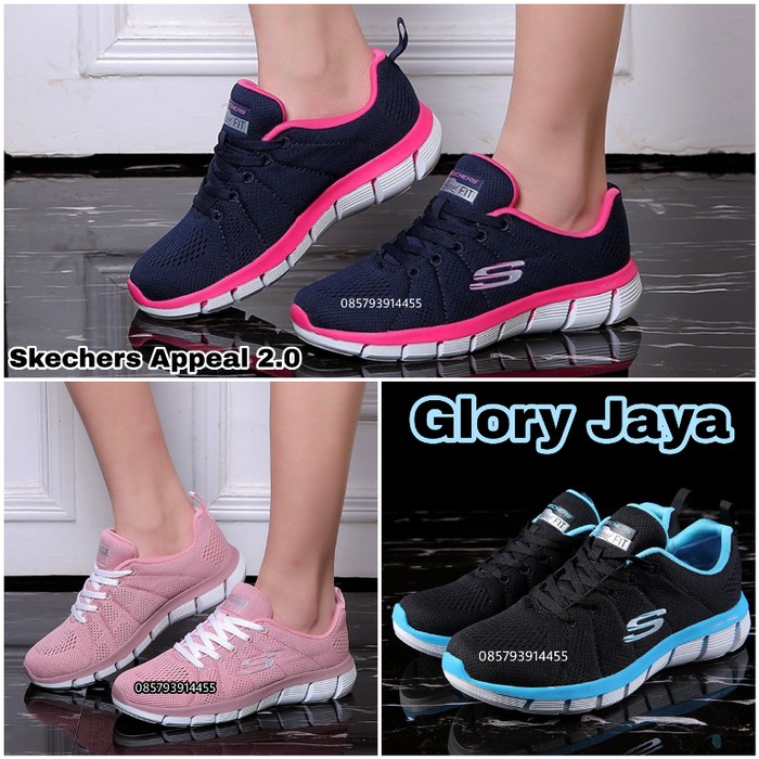 Skechers / Sepatu Skechers Wanita / Skechers Go Run / Sepatu Running -