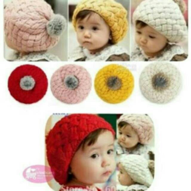Import Topi Anak Pineaple Hat Anak Topi Anak Nanas Rajut Korean Style Knit Pineapple Hat - Topi Anak Perempuan Nanas IMPORT Rajut Elastis Pineaple Hat Kids - Topi Nanas Anak Premium Quality