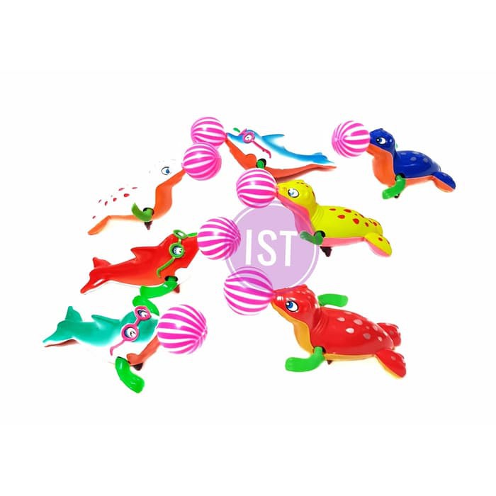 OMGENDUT   Mainan Lucu Wind Up Swimming