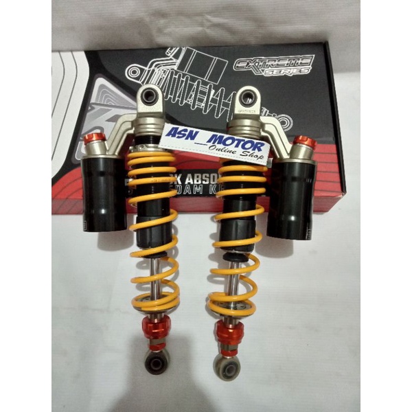 Shockbreaker Tabung Ride it GP Extreme UK 280,  320 dan 340 Double Klik fungsi Grey Merah kuning, hitam gold series