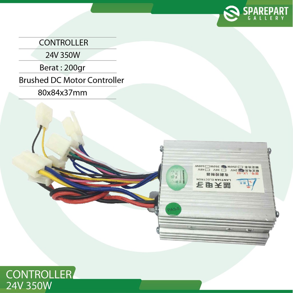 Controller skuter listrik 24v DC 350w skuter sporty s899 mr.jackie