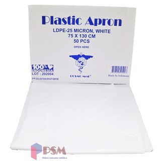 Jual Apron Medis Celemek Plastik Mm Cosmomed Perbox Shopee Indonesia