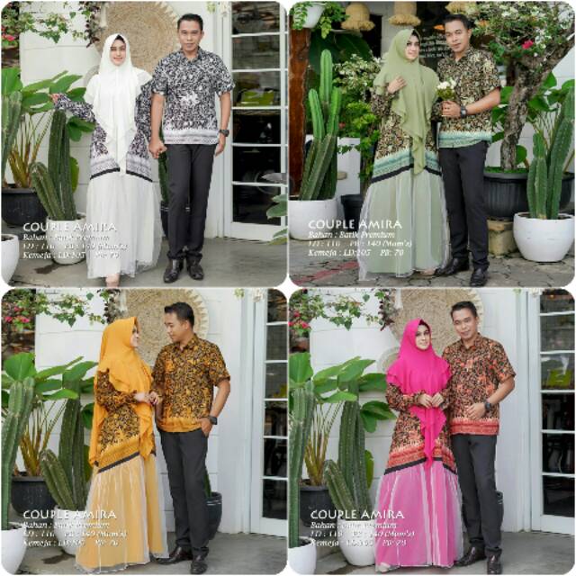 Cp amira fanta (ai) / couple muslim / gamis / syari