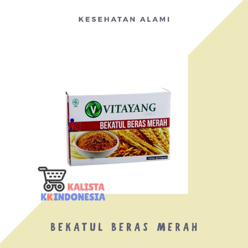 

Vitayang Bekatul Beras Merah / Kapsul Beras Merah