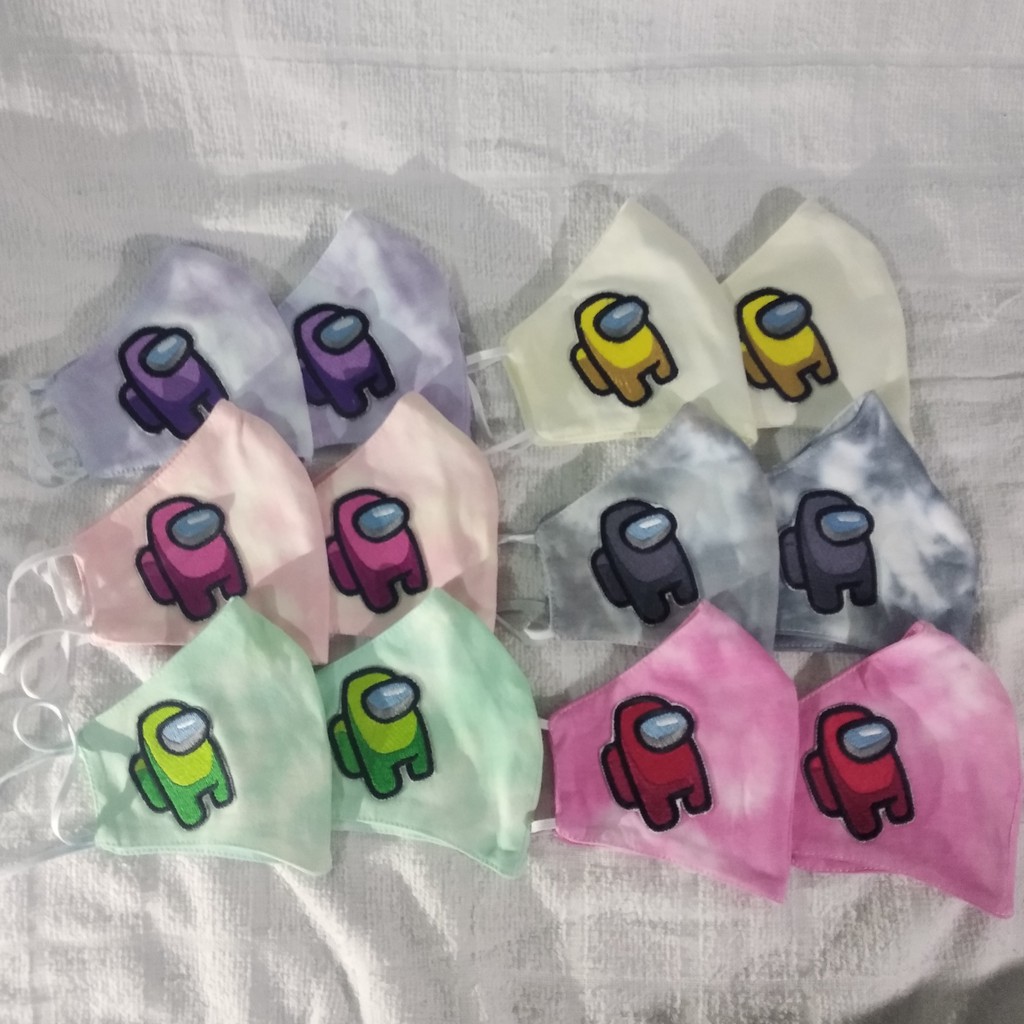 Masker Tie Dye AMONG US / Masker Among Us