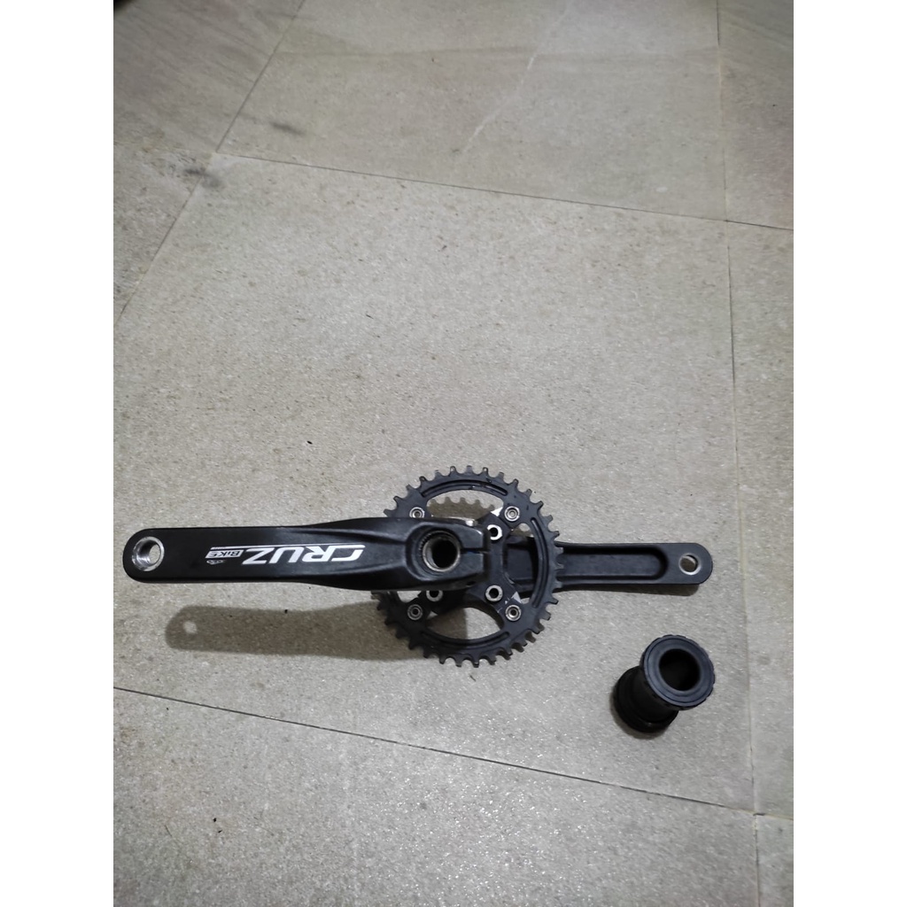 Crank mtb racework cruz 36t ht2 hollowtech 2 + BB