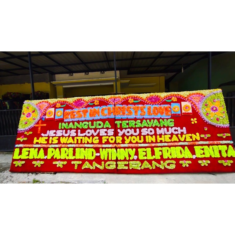 Order Khusus Papan Bunga Medan Free ongkir Selamat Sukses / Selamat Bahagia / Turut berduka Cita