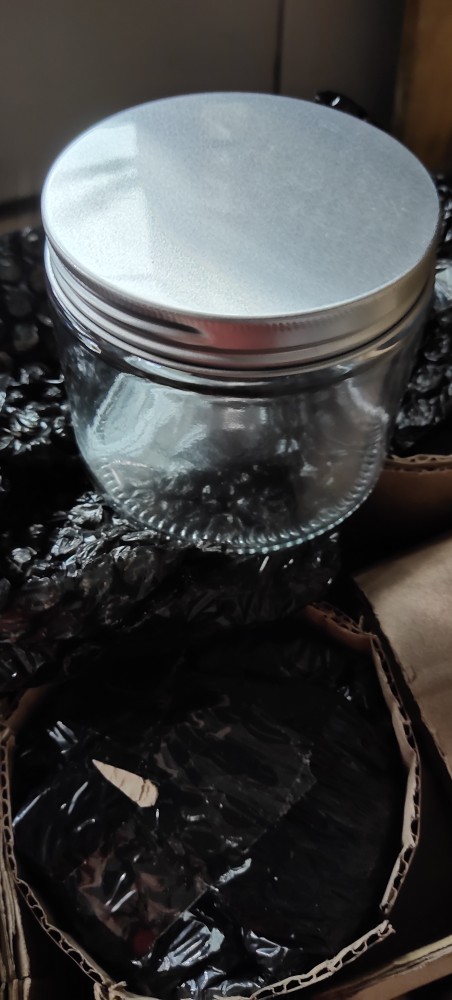 Jar Toples Wadah Kaca Aluminium 400 Ml Serbaguna Grosir Murah Kemasan