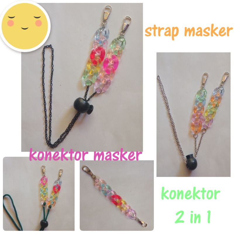 konektor rantai/2in1/konektor masker