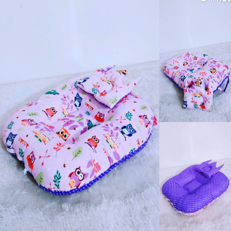 Sofa Bayi Multifungsi / Kasur Bayi Empuk GRATIS Bantal Anti Peyang-Owl